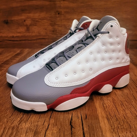 Nike Air Jordan 13 Retro Grey Toe 2014 GS Size 6Y DS 414574 126 Brand New - Picture 4 of 12